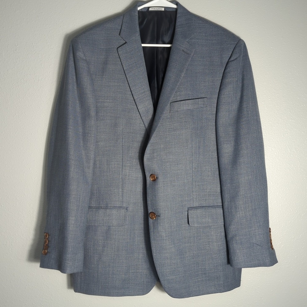 Ralph Ralph Lauren Mens 43R Blue Linen Blend Blazer Sport‎ Coat Dillard's Canada